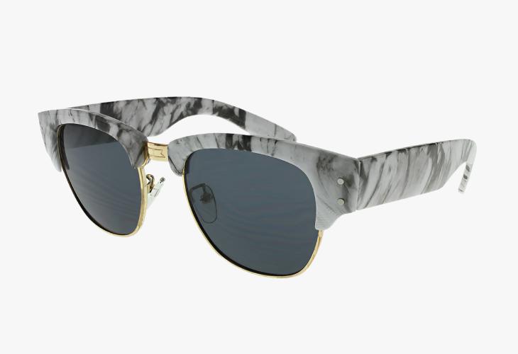 white marble Classic Fashion Brow Line Soho Wholesale Sunglasses