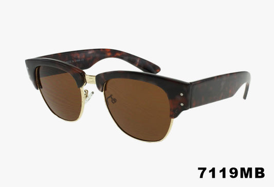 brown Classic Fashion Brow Line Soho Wholesale Sunglasses