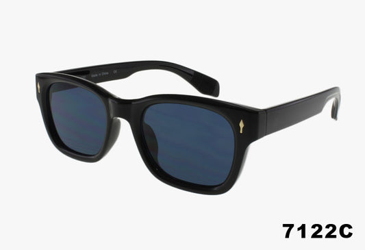 blue Wholesale Thick Frame Square Fashion Sunglasses