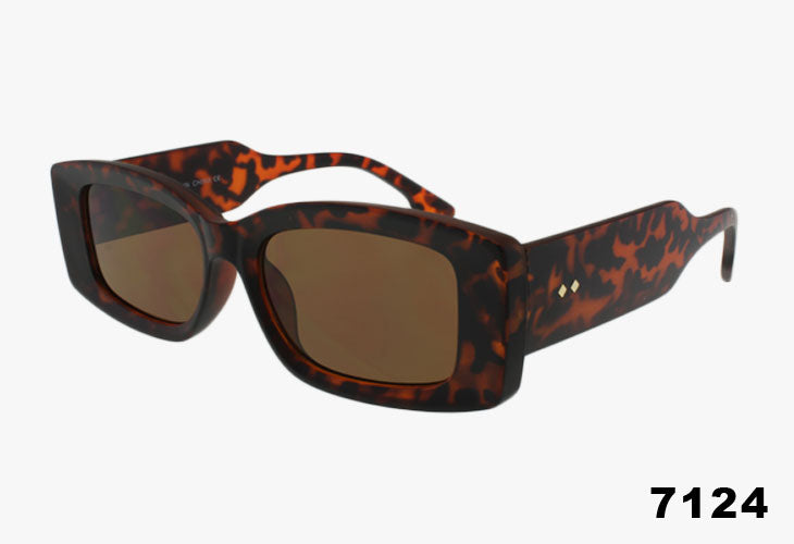 tortoise Wholesale Fashion Medium Square Sunglasses