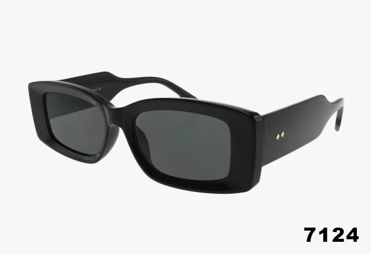 gradient black Wholesale Fashion Medium Square Sunglasses