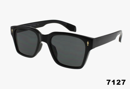 black Wholesale Fashion Square Frame Sunglasses