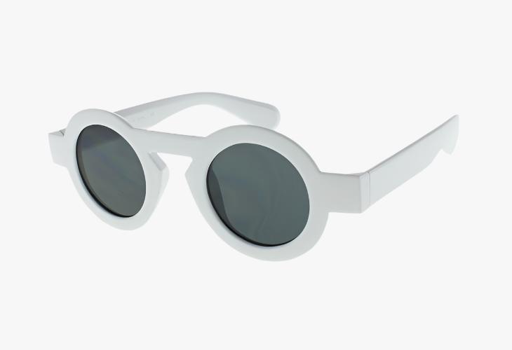 white Medium Wholesale Fashion Round Sunglasses