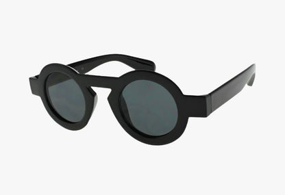 black Medium Wholesale Fashion Round Sunglasses