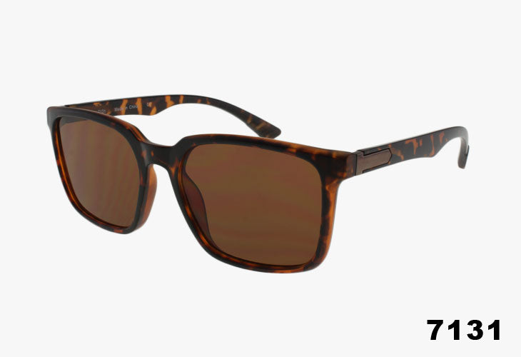 tortoise Wholesale Fashion Square Frame Sunglasses