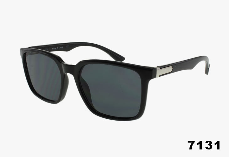 black silver Wholesale Fashion Square Frame Sunglasses