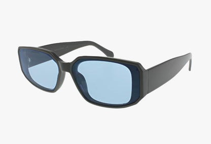 blue Wholesale Fashion Square Extended Lens Sunglasses