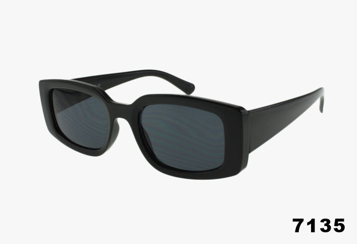 black Wholesale Fashion Medium Rectangular Sunglasses