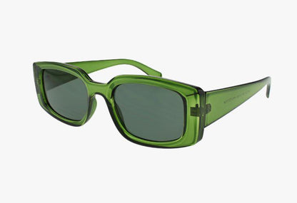 green Wholesale Fashion Medium Rectangular Color Sunglasses