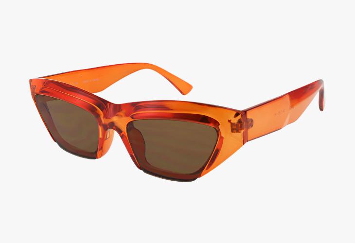 orange Wholesale Fashion Slim Angular Sunglasses