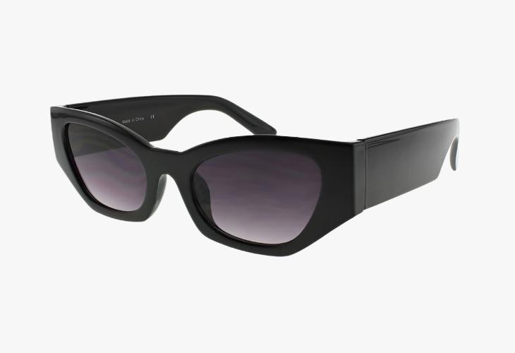 black Wholesale Fashion Square Angular Style Sunglasses