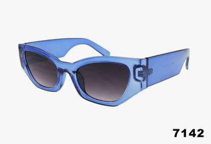 blue Wholesale Fashion Square Angular Style Sunglasses