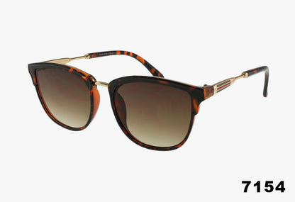 tortoise Fashion Wholesale Cat Eye Combination Sunglasses