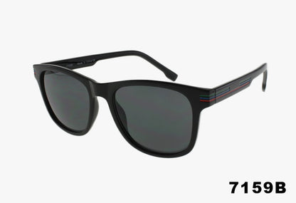 7159B - Fashion Wholesale Sport Painted Trim Sunglasses