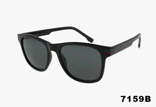 7159B - Fashion Wholesale Sport Painted Trim Sunglasses