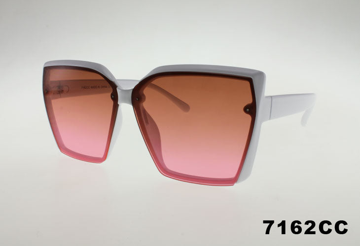 white Oversized Wholesale Fashion Butterfly Sunglasses