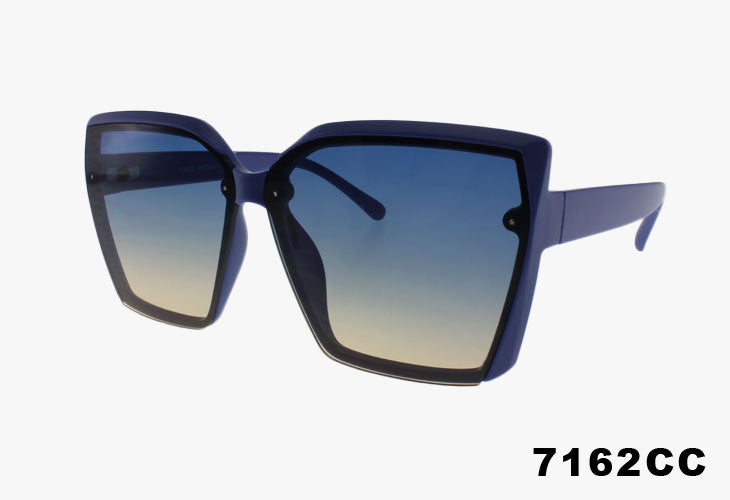 blue Oversized Wholesale Fashion Butterfly Sunglasses