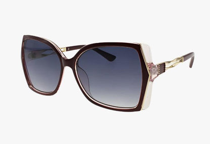 black pink Wholesale Luxury Square Style Chain Sunglasses