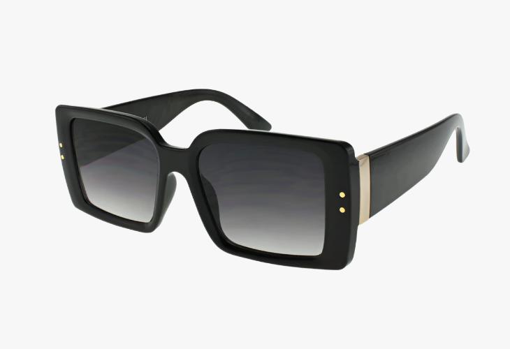 black Large Wholesale Square Fashion Sunglasses