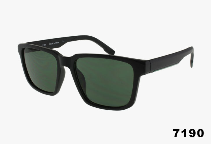 green Wholesale Classic Square Framed Sunglasses