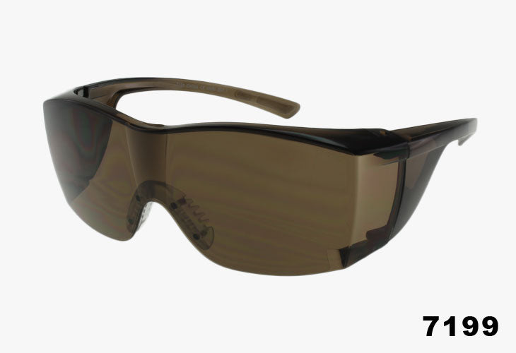 brown Wholesale Protective Shield Cover Sunglasses