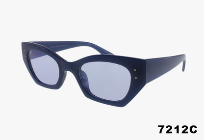 Blue sunglasses on a white background with '7212C' text.