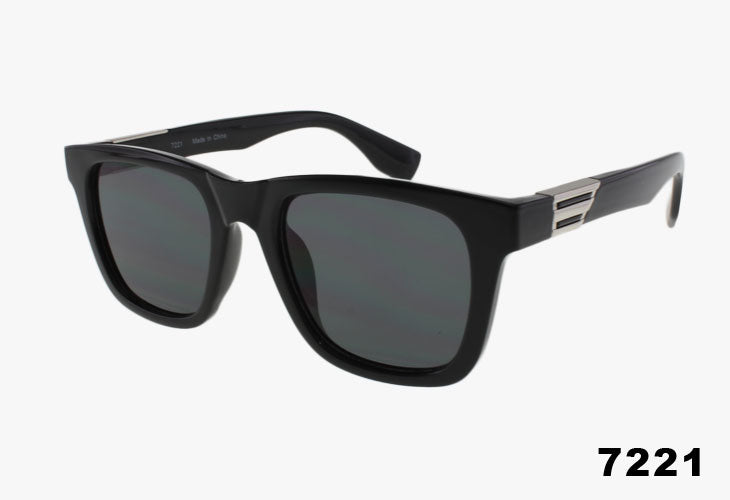 black Wholesale Thick Frame Square Fashion Sunglasses