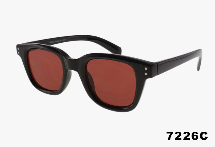 brown Wholesale Medium Rounded Square Fashion Sunglasses