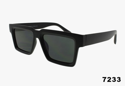 black Wholesale Medium Rectangular Fashion Sunglasses