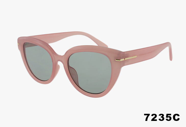 pink Wholesale Fashion Cat Eye Frame Sunglasses