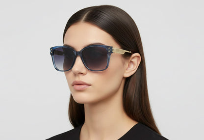 7266 - Wholesale Luxury Rectangular Sunglasses