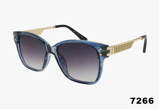 green Wholesale Luxury Rectangular Sunglasses