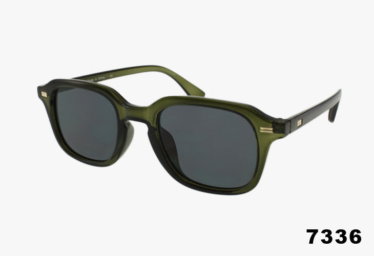 Wholesale Fashion Square Keyhole Bridge Sunglasses grey