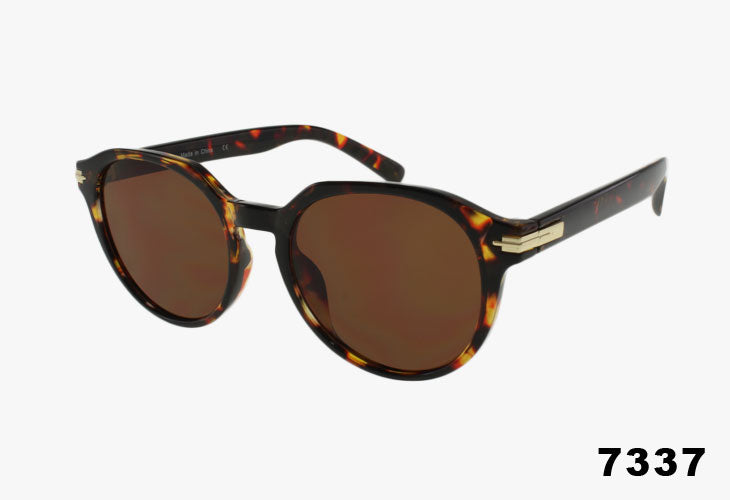 7337 - Wholesale Fashion Round Keyhole Bridge Sunglasses
