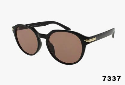 7337 - Wholesale Fashion Round Keyhole Bridge Sunglasses