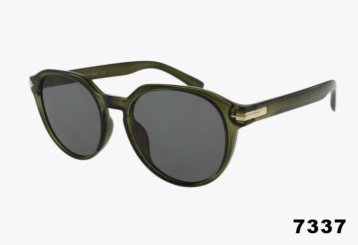 7337 - Wholesale Fashion Round Keyhole Bridge Sunglasses