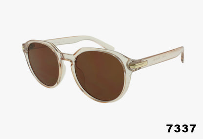7337 - Wholesale Fashion Round Keyhole Bridge Sunglasses