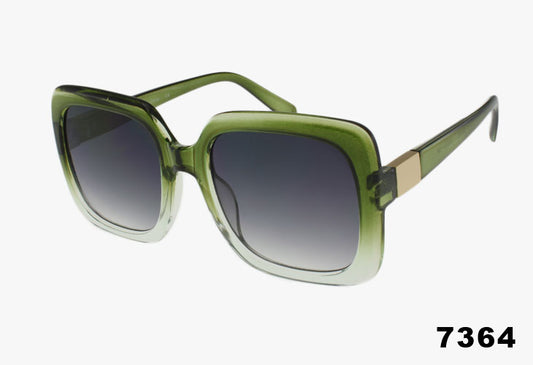 7364 - Wholesale Oversized Fashion Square Sunglasses