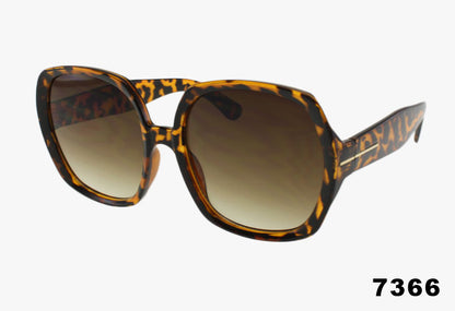 7366 - Fashion Oversized Square Sunglasses Wholesale