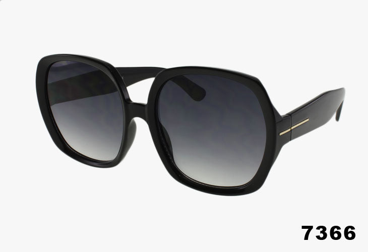 7366 - Fashion Oversized Square Sunglasses Wholesale