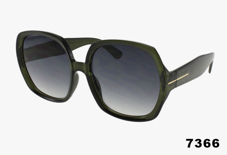 7366 - Fashion Oversized Square Sunglasses Wholesale