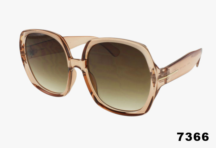 7366 - Fashion Oversized Square Sunglasses Wholesale