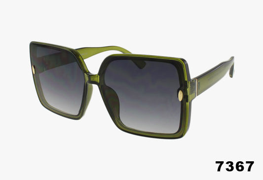 7367 - Wholesale Large Fashion Square Sunglasses