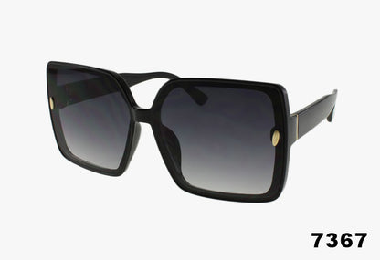 7367 - Wholesale Large Fashion Square Sunglasses