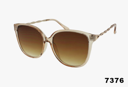 7376 - Wholesale Cat Eye Style Chain Link Sunglasses
