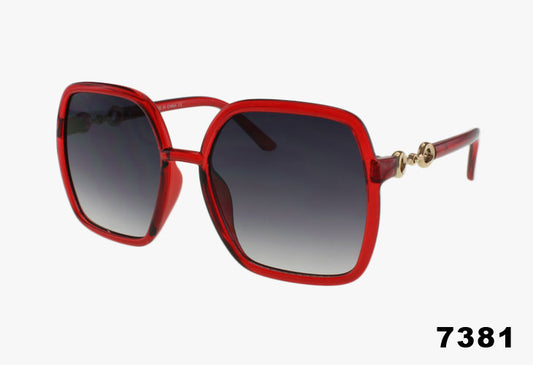 red Wholesale Fashion Butterfly Shape Sunglasses