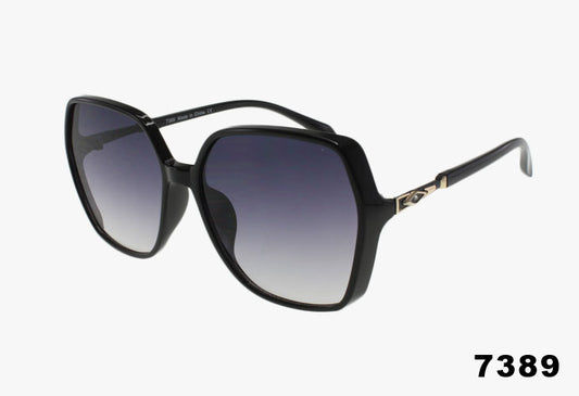 7389 - Wholesale Large Fashion Rhinestone Gem Sunglasses