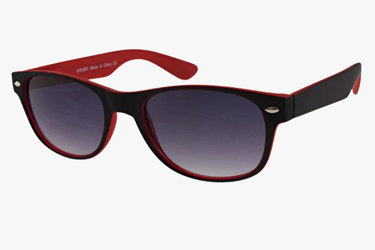 black red Wholesale Medium Classic Rectangular Color Sunglasses