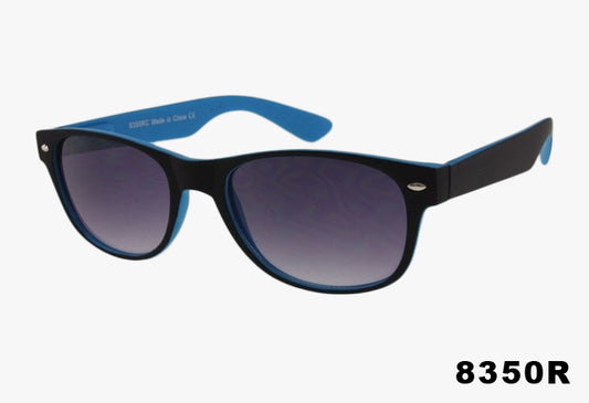 black blue Wholesale Medium Classic Rectangular Color Sunglasses