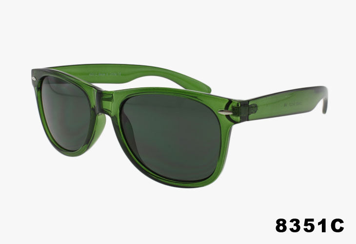 green Wholesale Classic Rectangular Fashion Color Sunglasses